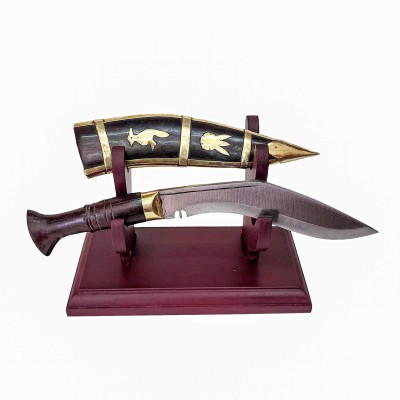 [5 Inch], [dhankute Khukuri], Gurkha Knife - With Leather Cover And Stand, Nepali Machete