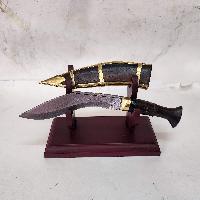 [5 Inch], [dhankute Khukuri], Gurkha Knife - With Leather Cover And Stand, Nepali Machete