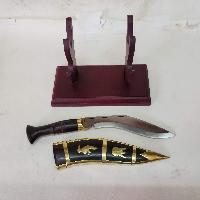 [5 Inch], [dhankute Khukuri], Gurkha Knife - With Leather Cover And Stand, Nepali Machete