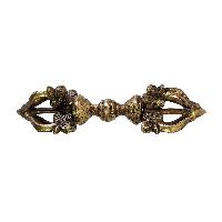 Buddhist Ritual Item [dorje], [vajra] Sand Casting, Glossy Finishing