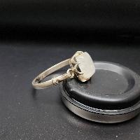 Designer Silver Jewellery [bangle Or Bracelet] With [rainbow Moonstone]
