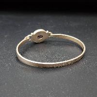 Designer Silver Jewellery [bangle Or Bracelet] With [amethyst Stone]