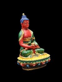 Buddhist Miniature Statue Of Amitabha [high Quality], [traditional Color Finishing]