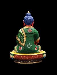 Buddhist Miniature Statue Of Amitabha [high Quality], [traditional Color Finishing]