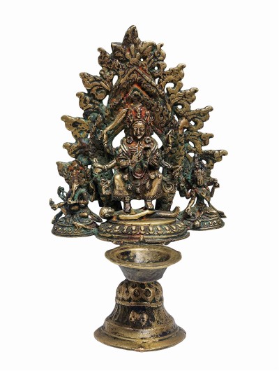 [unique], Statue Of Panas, Oil Lamp, Sukunda, Panas [antique Finishing]