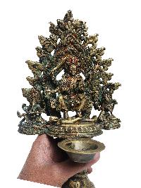 [unique], Statue Of Panas, Oil Lamp, Sukunda, Panas [antique Finishing]