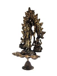 [unique], Statue Of Panas, Oil Lamp, Sukunda, Panas, [antique Finishing]