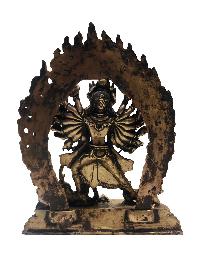 Durga, Bhagawati, [unique], Buddhist Handmade Statue Of Kali, [antique Finishing]