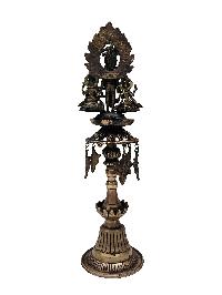 [unique], Statue Of Panas, Oil Lamp, Sukunda, Panas, [antique Finishing]