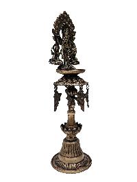 [unique], Statue Of Panas, Oil Lamp, Sukunda, Panas, [antique Finishing]