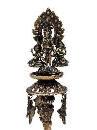 [unique], Statue Of Panas, Oil Lamp, Sukunda, Panas, [antique Finishing]