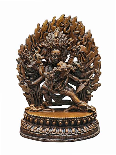 [best Price],buddhist Handmade Statue Of Hayagriva, [chocolate Oxidized], [last Piece]