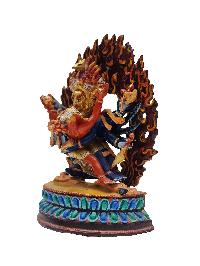 [best Price], Buddhist Handmade Statue Of Hayagriva, [face Painted, Traditional Color Finishing], [last Piece]