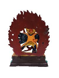 [best Price], Buddhist Handmade Statue Of Hayagriva, [face Painted, Traditional Color Finishing], [last Piece]