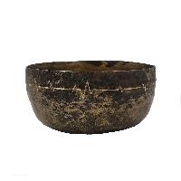 Singing Bowl Thadobati, Buddhist Hand Beaten Bowls, Hand Carved, Antique, [select Accessories]