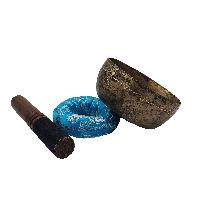 Singing Bowl Thadobati, Buddhist Hand Beaten Bowls, Hand Carved, Antique, [select Accessories]