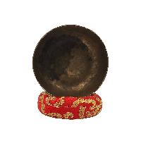 Singing Bowl Thadobati, Buddhist Hand Beaten Bowls, Hand Carved, Antique, [select Accessories]