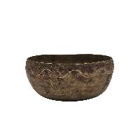 Singing Bowl Thadobati, Buddhist Hand Beaten Bowls, Hand Carved, Antique, [select Accessories]