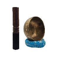 Buddhist Hand Beaten [thadobati,] Singing Bowl, Hand Carved, Antique, [select Accessories]