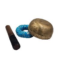 Buddhist Hand Beaten [thadobati,] Singing Bowl, Hand Carved, Antique, [select Accessories]