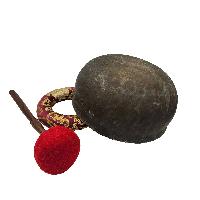 [super Quality], Buddhist Hand Beaten [ultabati] Singing Bowl, Real Antique, [rare Find], [select Accessories]