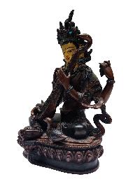 [old Stock], Saraswati Statue, A Nepali Handmade Statue, Face Painted, [old Stock]
