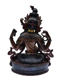 [old Stock], Saraswati Statue, A Nepali Handmade Statue, Face Painted, [old Stock]