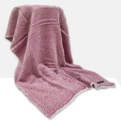 Pashmina Shawl, Thick Nepali Pashmina Shawl, Eight-ply Wool, Color [pink]