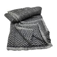 Pashmina Shawl, Thick Nepali Pashmina Shawl, Eight-ply Wool, Color [dark Gray]