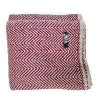 Pashmina Shawl, Thick Nepali Pashmina Shawl, Eight-ply Wool, Color [dark Red]