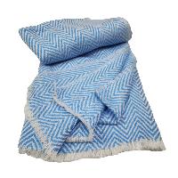 Pashmina Shawl, Thick Nepali Pashmina Shawl, Eight-ply Wool, Color [light Blue]