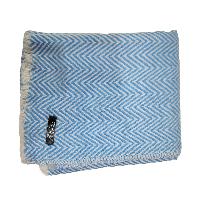 Pashmina Shawl, Thick Nepali Pashmina Shawl, Eight-ply Wool, Color [light Blue]
