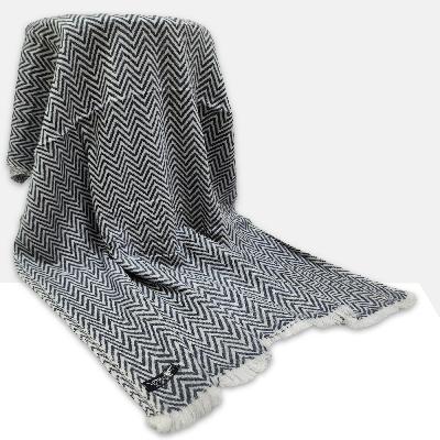 Pashmina Shawl, Thick Nepali Pashmina Shawl, Eight-ply Wool, Color [gray]