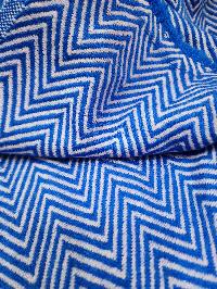 Pashmina Shawl, Thick Nepali Pashmina Shawl, Eight-ply Wool, Color [blue]