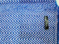 Pashmina Shawl, Thick Nepali Pashmina Shawl, Eight-ply Wool, Color [blue]