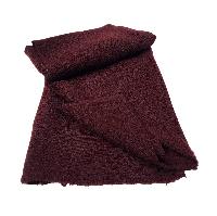 Pashmina Shawl, Nepali Handmade Shawl, In Four Ply Wool, Color [burgundy]