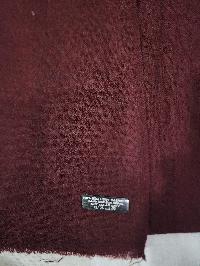 Pashmina Shawl, Nepali Handmade Shawl, In Four Ply Wool, Color [burgundy]