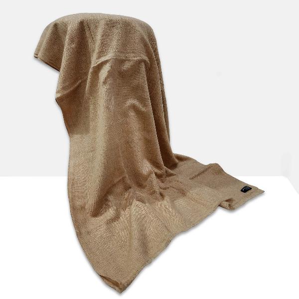 Pashmina Shawl, Thin Nepali Pashmina Shawl, Four-ply Wool, Color [brown]