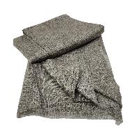 Pashmina Shawl, Thin Nepali Pashmina Shawl, Four-ply Wool, Color [gray]