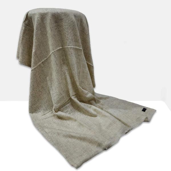Pashmina Shawl, Thin Nepali Pashmina Shawl, Four-ply Wool, Color [gray]