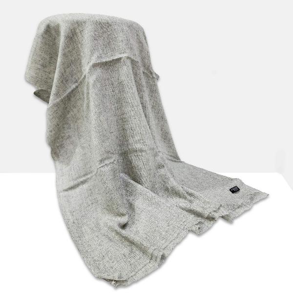 Pashmina Shawl, Thin Nepali Pashmina Shawl, Four-ply Wool, Color [pale Gray]