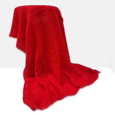 Ring Shawl, A Thin, Soft, And Light Shawl For All-weather Use, Two-ply Wool, Color [red]