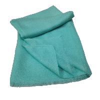 Ring Shawl, A Thin, Soft, And Light Shawl For All-weather Use, Two-ply Wool, Color [turquoise]