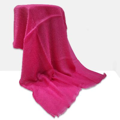 Ring Shawl, A Thin, Soft, And Light Shawl For All-weather Use, Two-ply Wool, Color [crimson]