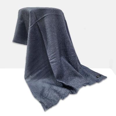 Pashmina Shawl, Nepali Handmade Shawl, In Four Ply Wool, Color [gray]