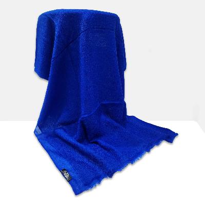Ring Shawl, A Thin, Soft, And Light Shawl For All-weather Use, Two-ply Wool, Color [blue]