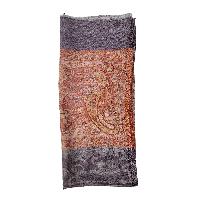 Ring Shawl, A Thin, Soft, And Light Shawl For All-weather Use, Two-ply Wool, With Jakarta Pattern