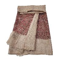 Ring Shawl, A Thin, Soft, And Light Shawl For All-weather Use, Two-ply Wool, With Jakarta Pattern