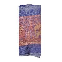 Ring Shawl, A Thin, Soft, And Light Shawl For All-weather Use, Two-ply Wool, With Jakarta Pattern