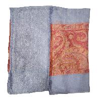 Ring Shawl, A Thin, Soft, And Light Shawl For All-weather Use, Two-ply Wool, With Jakarta Pattern